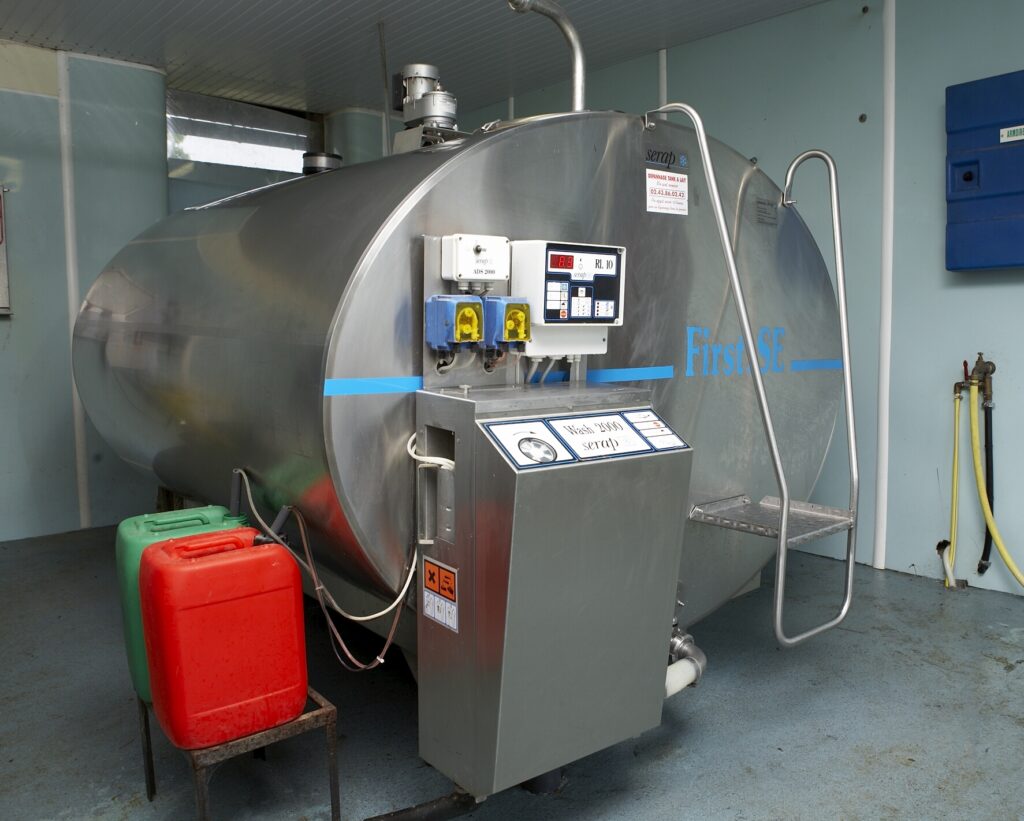 Tank à lait